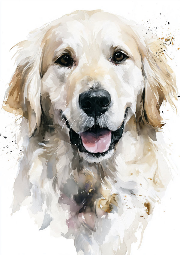 Golden retriever - posterkollektion